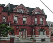 This photograph is a contextual view of the building on Germain Street, 2005.; Cityy of Saint John
