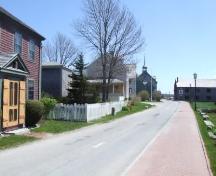 Looking south down Dock Street, Shelburne, Nova Scotia, 2007.; Heritage Division, NS Dept. of Tourism, Culture and Heritage, 2007.