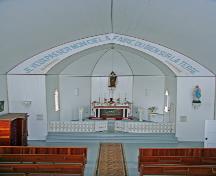 Interior view of Ste. Therese Roman Catholic Church, Cardinal, 2006; Historic Resources Branch, Manitoba Culture, Heritage and Tourism, 2006