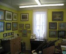 Dr. Luthi's former studio which now houses a gallery of his landscape paintings, 2007.; Government of Saskatchewan, Brett Quiring, 2007.