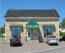 The façade of the second Fransblow building; Town of Tracadie-Sheila