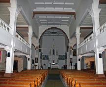 Interior view of Ste. Anne Roman Catholic Church, Ste. Anne, 2006; Historic Resources Branch, Manitoba Culture, Heritage and Tourism, 2006
