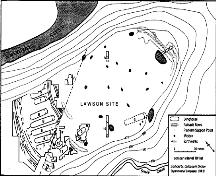 Lawson Site Plan 2003; London Museum of Archaeology, 2003