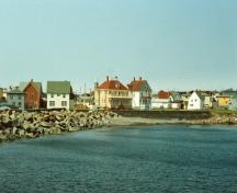 View of the harbourside facade of The Thorndyke, Grand Bank, NL.; HFNL 2007