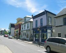 Vue vers le sud-est de la rue Cunard; Province of New Brunswick