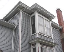 William J. Kent House, west bay and eave detail, 2004; Heritage Division, NS Dept. of Tourism, Culture, and Heritage, 2004