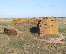 Remains of Fort Lawrence Terminus, Fort Lawrence, Nova Scotia, 2006.
; Heritage Division, NS Dept. of Tourism, Culture and Heritage, 2006.