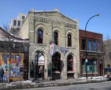 Façade principale - du sud-est de l'édifice Sparling Sales Ltd., Winnipeg, 2006; Historic Resources Branch, Manitoba Culture, Heritage and Tourism 2006