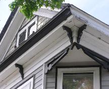 Horace G. Mosher House, eave detail, 2004; Heritage Division, NS Dept. of Tourism, Culture and Heritage, 2004