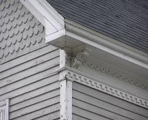 Henry Lawrence House, eave detail 2004; Heritage Division, NS Dept. of Tourism, Culture, and Heritage, 2004