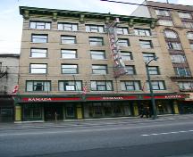 Exterior view of the Hotel Connaught; City of Vancouver, 2005