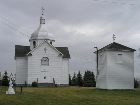 West facade (church)/northwest facade (bell tower)