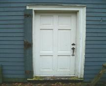 Rear entrance, Kennedy House, Sydney, Nova Scotia, 2004.
; Heritage Division, NS Dept. of Tourism, Culture and Heritage, 2004.