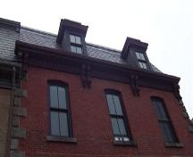 Cornice detail, St. Matthew’s Manse, Halifax, NS, 2007; Heritage Division, NS Dept. of Tourism, Culture and Heritage, 2007