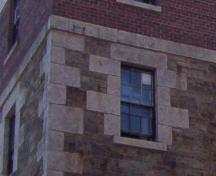 Corner and window detail, Morse’s Teas, Halifax, NS, 2007; Heritage Division, NS Dept. of Tourism, Culture and Heritage, 2007