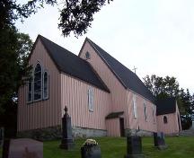 Side view, St. Paul’s Anglican Church, French Village, NS, 2007; Heritage Division, NS Dept. of Tourism, Culture and Heritage, 2007