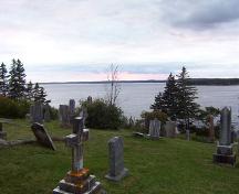 St. Margaret's Bay from graveyard over looking St. Margaret's Bay, St. Paul’s Anglican Church, French Village, NS, 2007; Heritage Division, NS Dept. of Tourism, Culture and Heritage, 2007