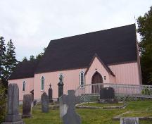 Front elevation, St. Paul’s Anglican Church, French Village, NS, 2007; Heritage Division, NS Dept. of Tourism, Culture and Heritage, 2007