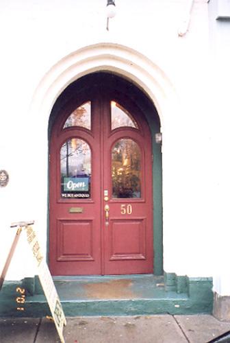 View of the main entrance – November 2001