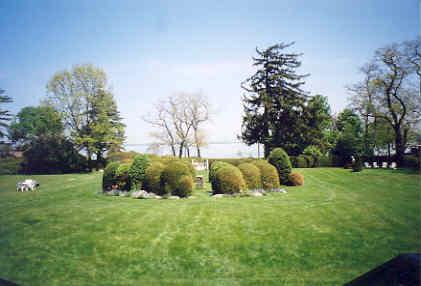 View of grounds east of main entrance – June 2003