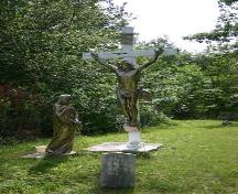 Cemetery, St. Anne's Mission Church, Indian Island, Nova Scotia, 2005.; Javenny Francis 2005.