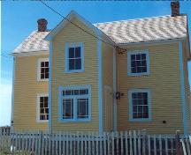 Exterior view of front facade, Joseph and Selena Templeman House, Bonavista, NL; 2004 Heritage Foundation of Newfoundland and Labrador