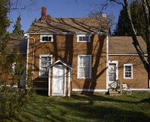 Rear elevation of the Doane House, Coffinscroft, NS, 2007.; Department of Tourism, Culture and Heritage, Province of Nova Scotia 2008