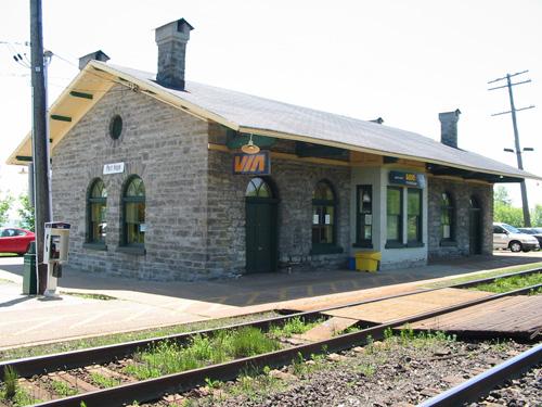 View of northeast corner of station – June 2005