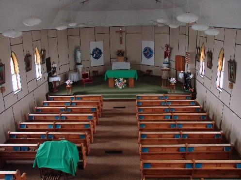 Interior of the St. Ignatius Church.