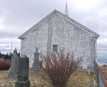 Rear elevation, Centreville Church, Centreville, NS, 2008.; Department of Tourism, Culture and Heritage, Province of Nova Scotia 2008