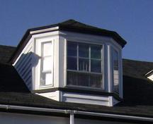 Detail of dormer, Wilson House, Barrington Passage, NS, 2008.; Department of Tourism, Culture and Heritage, Province of Nova Scotia, 2008