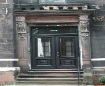 This image shows the main entrance, 2005.; City of Saint John