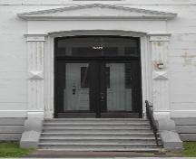 This image shows the main entrance, 2005.; City of Saint John