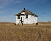 View of front and east elevations, 2007.; Government of Saskatchewan, Marvin Thomas, 2007.