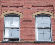 This image provides a view of the segmented arched windows, 2005. ; City of Saint John