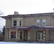 Featured are elements of the Italianate style including bay windows and arched brickwork, 2007.; Lindsay Benjamin, 2007.