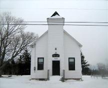 Front elevation, Mitchell Island Union Church, Point Edward, NS, 2008.; Heritage Division, NS Dept. of Tourism, Culture and Heritage, 2008