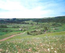 General view of the landscape of Cypress Hills Massacre National Historic Site of Canada.; Agence Parcs Canada / Parks Canada Agency