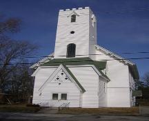 Front elevation, Wesley United Church, Barrington Head, NS, 2008.; Department of Tourism, Culture and Heritage, Province of Nova Scotia 2008