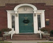 Front Door of the Kathleen Henderson House, 2005; City of Windsor, Nancy Morand