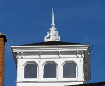 Detail of the cupola on the Dr. John Harris House, Beaver River, Yarmouth County, NS, 2008.; Heritage Division, NS Dept of Tourism, Culture and Heritage, 2008