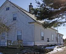 Side and front elevations, Joseph and Beryl Goreham House, Bear Point, NS, 2008.; Dept. of Tourism, Culture and Heritage, Province of Nova Scotia, 2008