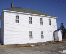 Side elevation, Temperance Hall, Shag Harbour, NS, 2008.; Department of Tourism, Culture and Heritage, Province of Nova Scotia 2008