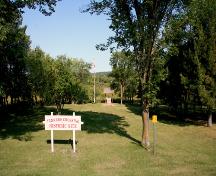 Vue de plaques au Tanner's Crossing, Minnedosa, 2006; Historic Resources Branch, Manitoba Culture, Heritage and Tourism, 2006