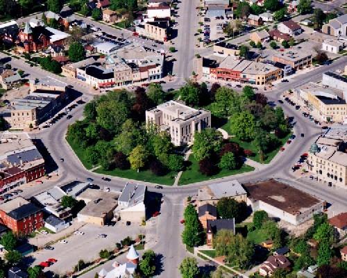 The Square, aerial view, 2001