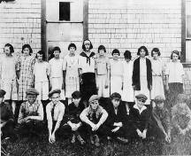 School group from c. 1920s; Garden of the Gulf Museum Collection