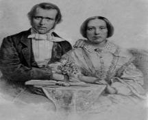 Rev. and Mrs. George Nicol Gordon, c. 1856; Alberton Museum Collection