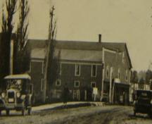 Historic view of the northern and western façades, after addition, Main Street.; Provincial Archives of New Brunswick