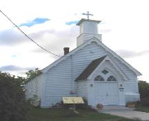 View of St. John the Evangelist Anglican Church from Queen Street, 2004.; Village of Rexton
