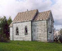 Side view of St. Michael's Anglican Church.; Government of Saskatchewan, James Winkel, 2004.